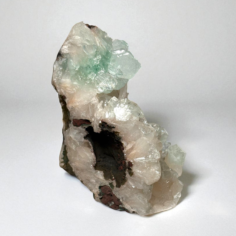 Green Apophyllite specimen, view 1 of 3